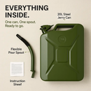 Gas Can Jerry Can for Fuel Storage and Transport by LJGDeals
