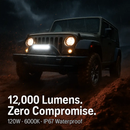 LED Work Light Bar for Offroad Vehicles - Durable Exterior by LJGDeals