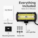 LED Work Light Bar for Offroad Vehicles - Durable Exterior by LJGDeals