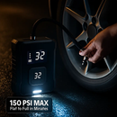 Cordless Tire Inflator with Car Charger and LED Light by LJGDeals