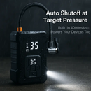 Cordless Tire Inflator with Car Charger and LED Light by LJGDeals