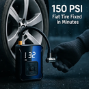 Cordless Tire Inflator with Car Charger and LED Light by LJGDeals