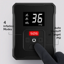 Cordless Tire Inflator with Car Charger and LED Light by LJGDeals