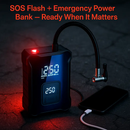 Cordless Tire Inflator with Car Charger and LED Light by LJGDeals