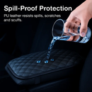 Car Armrest Pad Cover for Center Console PU Leather by LJGDeals