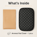 Car Armrest Pad Cover for Center Console PU Leather by LJGDeals