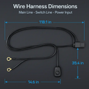 LED Light Bar Wiring Harness Kit for Fast, Safe 12V Install by LJGDeals