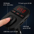Car FM Transmitter with Wireless Earpiece for Hands-Free by LJGDeals