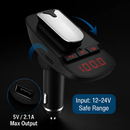 Car FM Transmitter with Wireless Earpiece for Hands-Free by LJGDeals