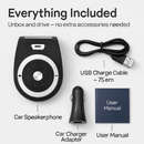 Wireless Car Speakerphone for Hands-Free Calls by LJGDeals