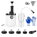 3L Manual Brake Bleeder Kit One Person Brake Bleed Vacuum Pump Automotive Brake Fluid Bleeding Kit with 1L Waste Oil Bottle 4 Master Cylinder Adapters by LJGDeals