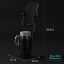 Car Cup Phone Holder with Adjustable Base by LJGDeals