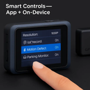 Dual Lens Dash Cam with WiFi GPS Night Vision by LJGDeals