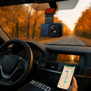 Dual Lens Dash Cam with WiFi GPS Night Vision by LJGDeals