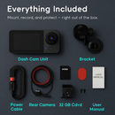 3-Channel Dash Cam Front Inside Rear Recording by LJGDeals