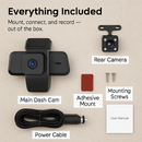 3-Channel WiFi Dash Cam with Night Vision and G-Sensor by LJGDeals