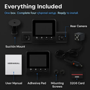 360° View 4-Channel Dash Cam with IR Night Vision by LJGDeals