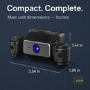 4 Channel Car Dash Cam with 128G MMC Card 1080P Front 720P Left Right 480P Rear G-Sensor Parking Monitor Loop Recording Night Vision 360° Surveillance by LJGDeals