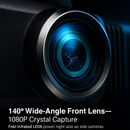 4 Channel Car Dash Cam with 128G MMC Card 1080P Front 720P Left Right 480P Rear G-Sensor Parking Monitor Loop Recording Night Vision 360° Surveillance by LJGDeals