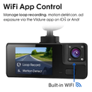 Car Dash Cam 3-Channel Front Inside Rear by LJGDeals