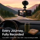 Car Dash Cam 3-Channel Front Inside Rear by LJGDeals