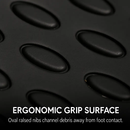 Automotive Floor Mats: Front & Rear PVC Trim-to-Fit by LJGDeals