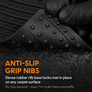 Automotive Floor Mats: Front & Rear PVC Trim-to-Fit by LJGDeals