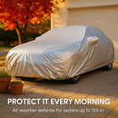 Full Car Cover for Sedans - All Weather UV Protection by LJGDeals