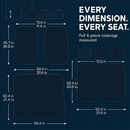 Car Seat Covers Set – Front/Rear Universal Fit by LJGDeals