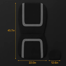 Car Seat Covers Set – Front/Rear Universal Fit by LJGDeals