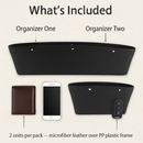2-Pack Deluxe Seat-Wedge Organizer by LJGDeals