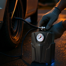 Car Tire Air Pump Portable Inflator with Gauge by LJGDeals