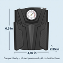 Car Tire Air Pump Portable Inflator with Gauge by LJGDeals