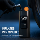 Cordless Car Tire Pump Inflator for Cars & Bikes by LJGDeals