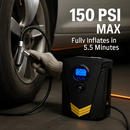 Tire Inflator with LCD Display and Auto Shut-Off by LJGDeals