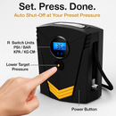 Tire Inflator with LCD Display and Auto Shut-Off by LJGDeals