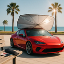 Foldable Car Sunshade Umbrella for Windshield Protection by LJGDeals