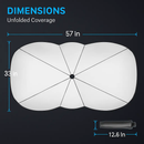 Foldable Car Sun Umbrella Shield for Universal Front Window by LJGDeals