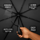 Foldable Car Sun Umbrella Shield for Universal Front Window by LJGDeals