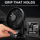 Car Cooling Fan Portable Rotatable Vehicle Fan by LJGDeals