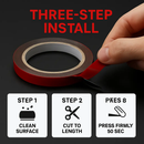 Double-Sided Foam Tape for Auto Trim - Durable Bond by LJGDeals