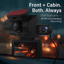 Dual Lens Car Dash Cam with Front and Interior Cameras by LJGDeals