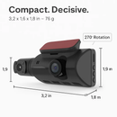 Dual Lens Car Dash Cam with Front and Interior Cameras by LJGDeals