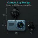 Dual Dash Cam: Front & Rear, Motion Detection by LJGDeals