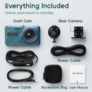 Dual Dash Cam: Front & Rear, Motion Detection by LJGDeals