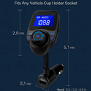 iMounTek Car Wireless FM Transmitter Fast USB Charge Hands-free Call Car MP3 Player AUX Input by LJGDeals