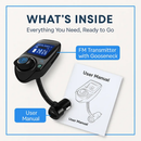 iMounTek Car Wireless FM Transmitter Fast USB Charge Hands-free Call Car MP3 Player AUX Input by LJGDeals