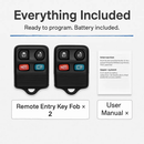 Keyless Entry Car Key Remote Fob Case for Ford Escape by LJGDeals
