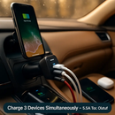 USB Car Charger 30W 5.5A 3 USB Port Cigarette Lighter Charger Adapter For iPhone XS/iPhone XS Max/iPhone 8 Plus/Galaxy S7/Galaxy S6 by LJGDeals