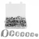 Hose Clamp Set - Stainless Steel, 60-Piece Worm Gear by LJGDeals